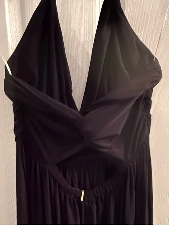 Misa Los Angeles Black Halter Maxi Dress - Picture 3 of 6